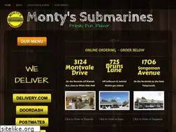 Sites similar to montyssubs.com