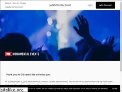 Sites similar to monumentalevents.com