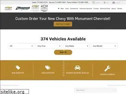 Sites similar to monumentchevrolet.net