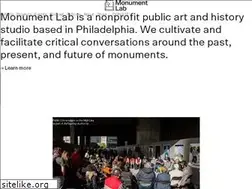 Sites similar to monumentlab.com