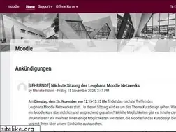 Sites similar to moodle.leuphana.de