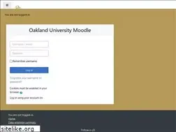 Sites similar to moodle.oakland.edu