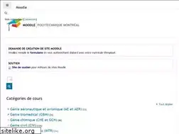 Sites similar to moodle.polymtl.ca