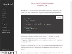 Sites similar to moonscript.org