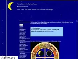 Sites similar to moonsigncalendar.net