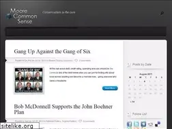 Sites similar to moorecommonsense.com