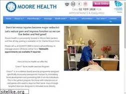 Sites similar to moorehealth.com.au