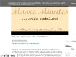 Sites similar to mooreminutes.blogspot.com