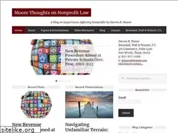 Sites similar to moorenonprofitlaw.com