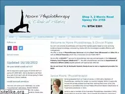 Sites similar to moorephysio.com.au