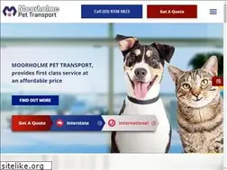 Sites similar to moorholmepettransport.com.au