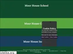Sites similar to moorhouseschool.co.uk