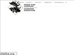 Sites similar to moosehidecampaign.ca