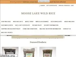Sites similar to mooselakewildrice.com