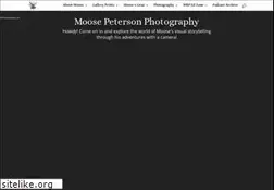 Sites similar to moosepeterson.com