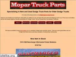Sites similar to mopartruckparts.com