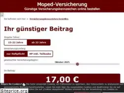 Sites similar to moped-versichern.de