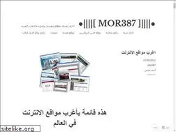 Sites similar to mor387.wordpress.com