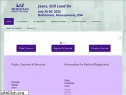 Sites similar to moravianmusicfestival.org