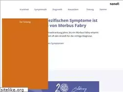 Sites similar to morbus-fabry.de