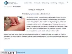 Sites similar to morbus-hodgkin.de