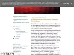 Sites similar to more-on-mesothelioma.blogspot.com
