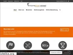Sites similar to more-than-steel.de