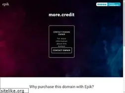 Sites similar to more.credit