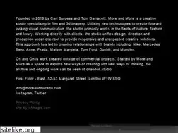 Sites similar to moreandmoreltd.com