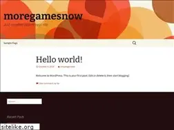 Sites similar to moregamesnow.com