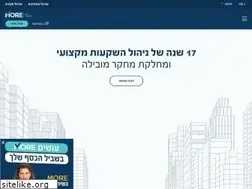 Sites similar to moreinvest.co.il