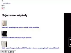 Sites similar to moremaiorum.pl