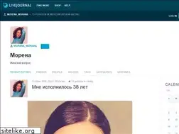 Sites similar to morena-morana.livejournal.com