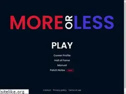 Sites similar to moreorless.io