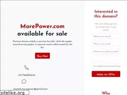 Sites similar to morepower.com