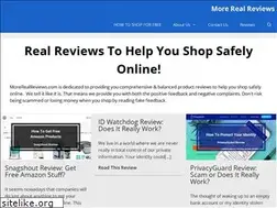 Sites similar to morerealreviews.com