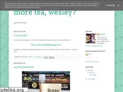 Sites similar to moreteawesley.blogspot.com