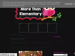 Sites similar to morethanelementary.blogspot.com