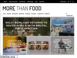 Sites similar to morethanfoodmag.com