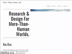 Sites similar to morethanhumanlab.org