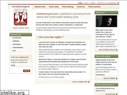 Sites similar to morethanorganic.com