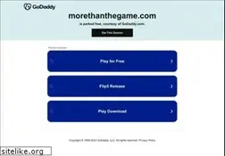 Sites similar to morethanthegame.com