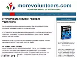 Sites similar to morevolunteers.com