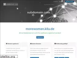 Sites similar to morewoman.kilu.de