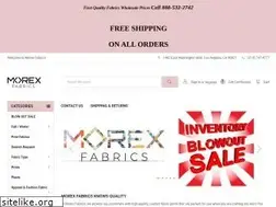 Sites similar to morexfabrics.com