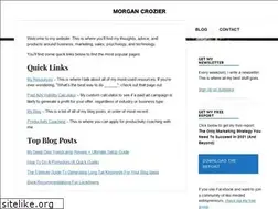 Sites similar to morgancrozier.com