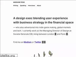 Sites similar to morganepeng.com