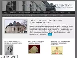 Sites similar to morgentalerdecision.ca