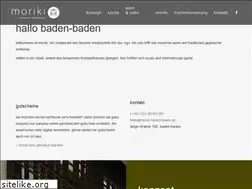 Sites similar to moriki-badenbaden.de