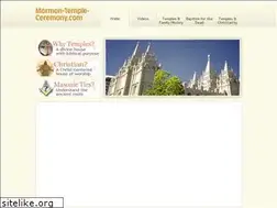 Sites similar to mormon-temple-ceremony.com